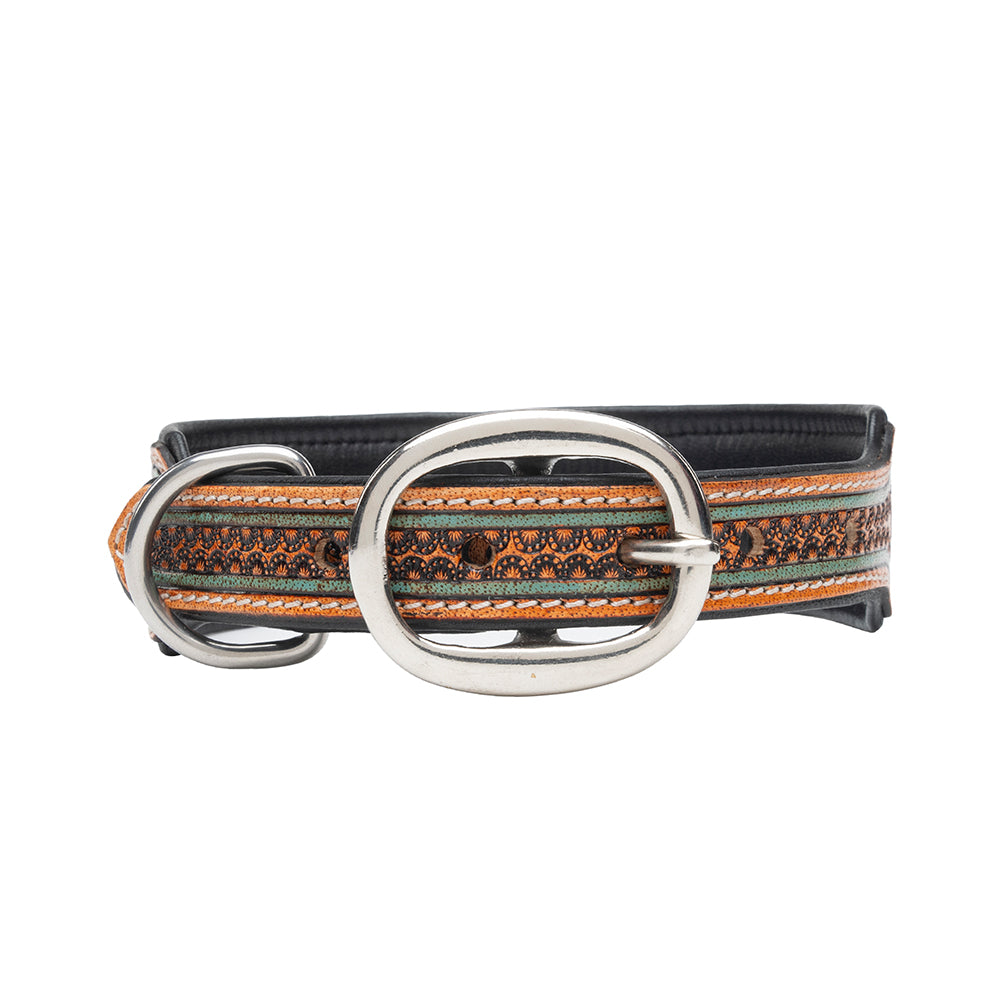 Trusted Amigo Hand-tooled Dog Collar - Myra USA