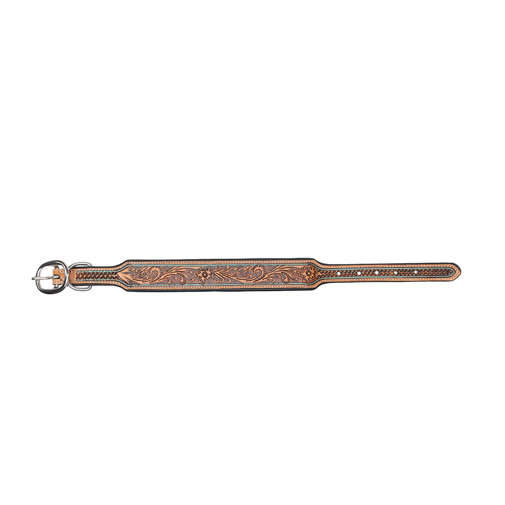 Trusted Amigo Hand-tooled Dog Collar - Myra USA