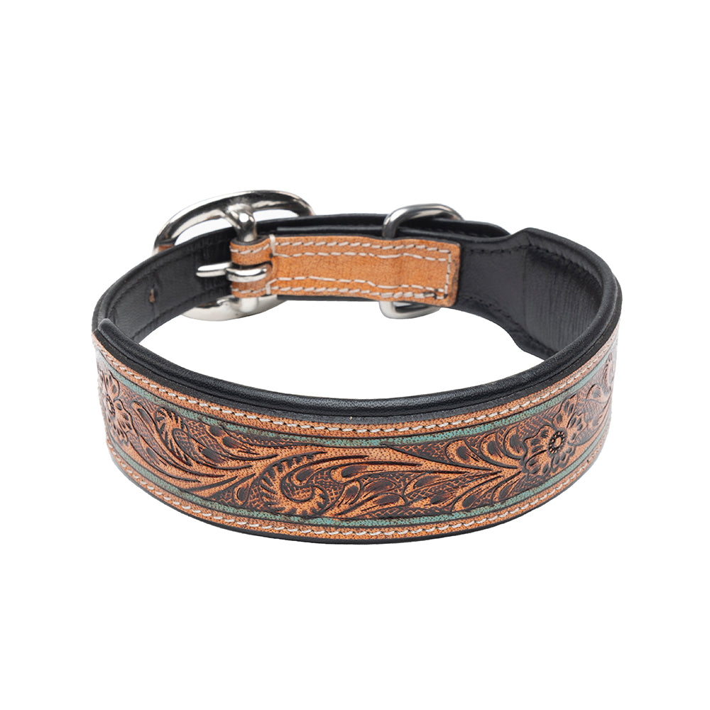 Trusted Amigo Hand-tooled Dog Collar - Myra USA