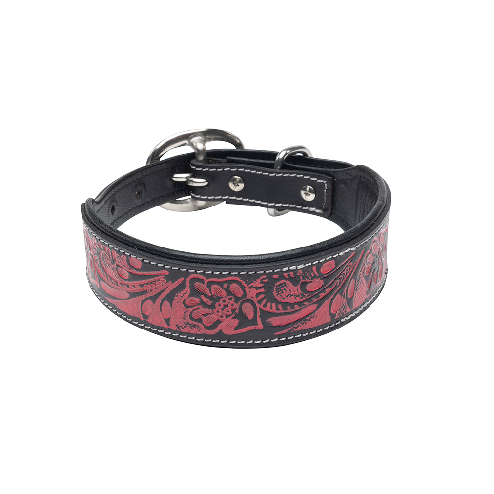 Lucky Diego Hand-tooled Dog Collar - Myra USA