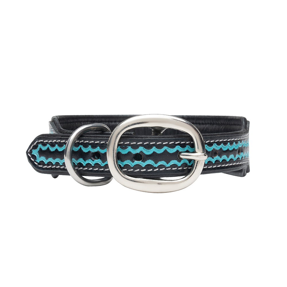 Durango Daisy Hand-tooled Dog Collar - Myra USA