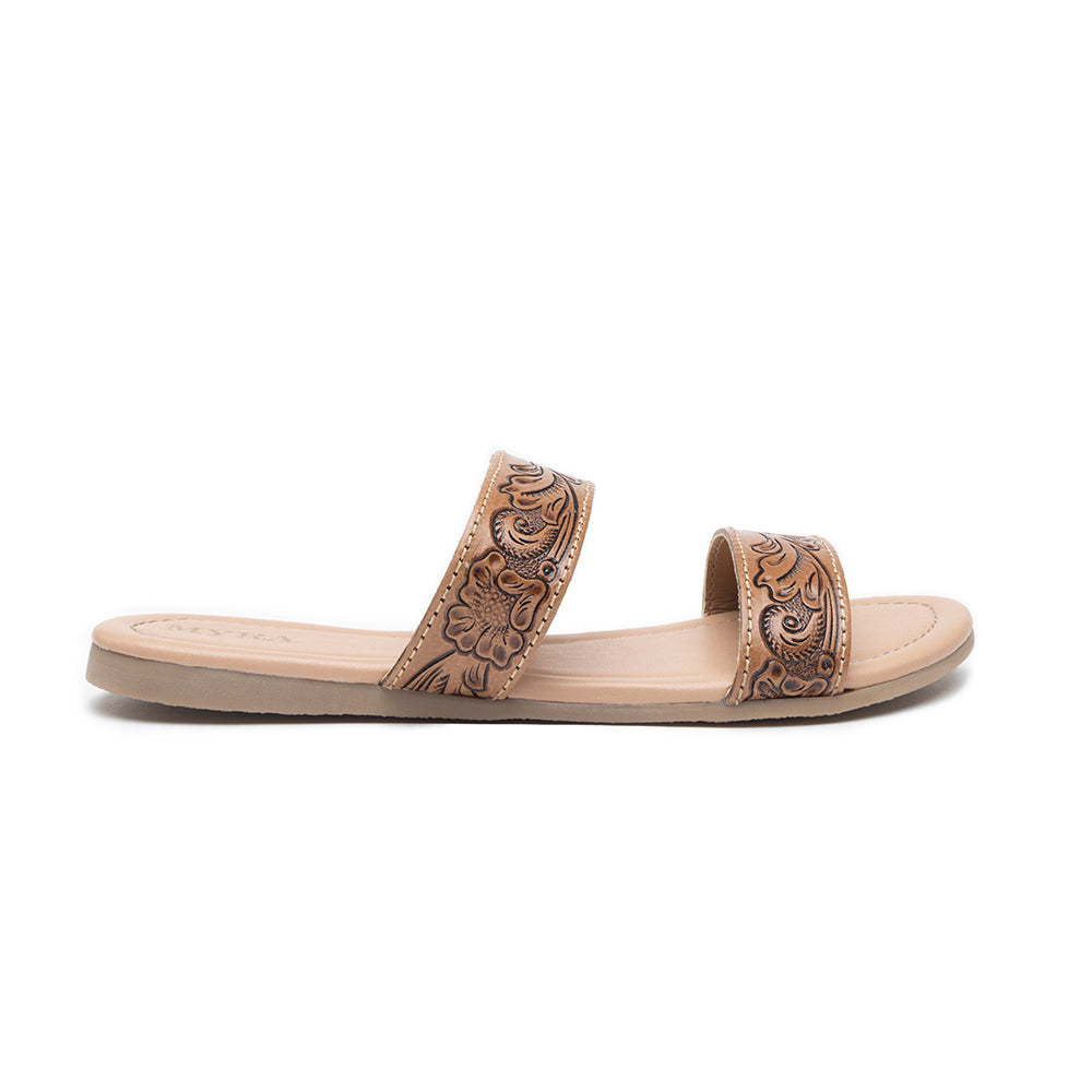 Terra Trails Hand-Tooled Sandals - Myra USA