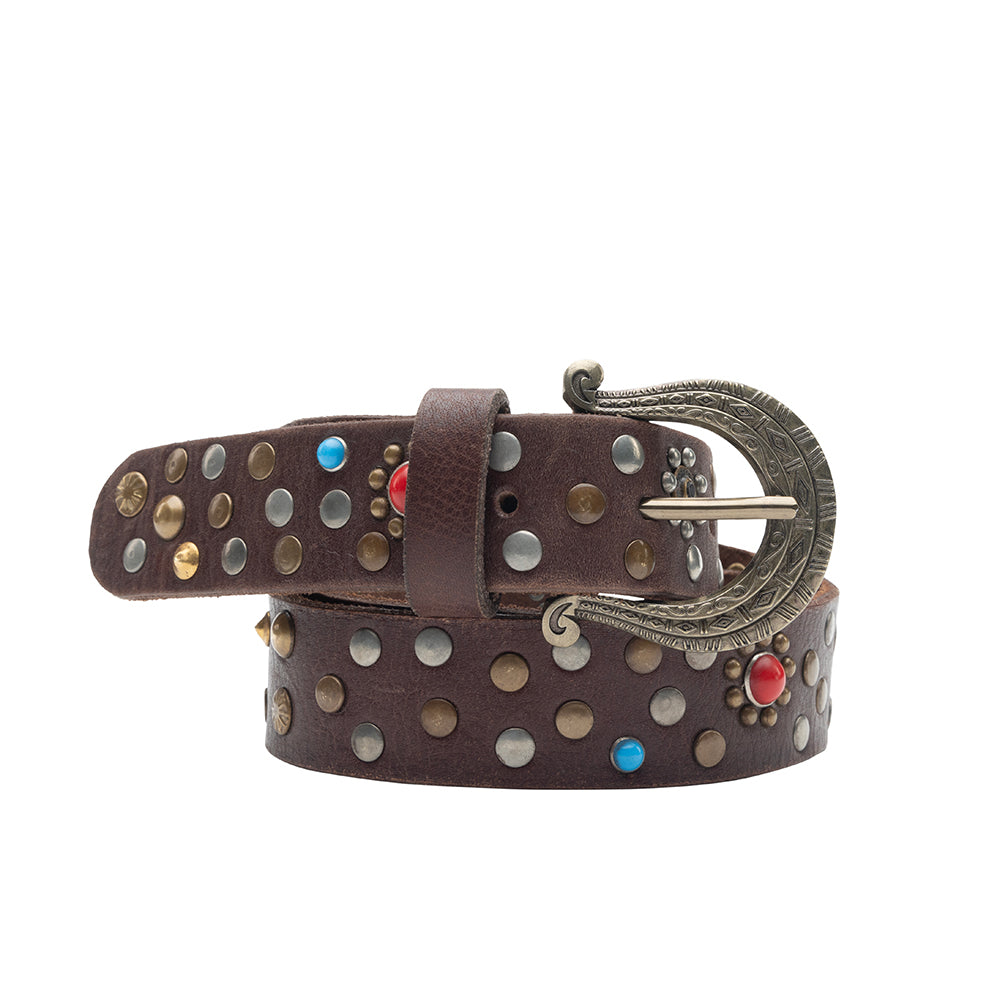 Constellation Leather Women's Belt - Myra USA