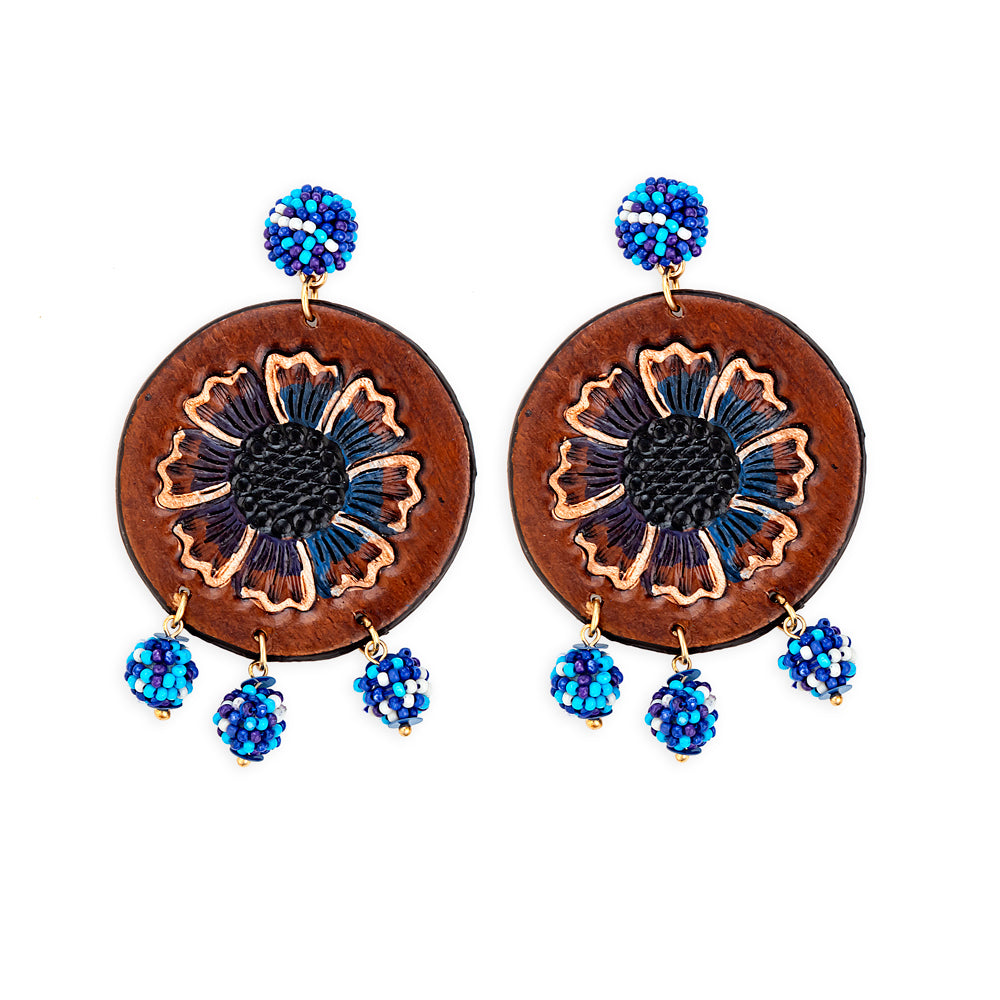 Blue Bonnet Earrings - Myra USA