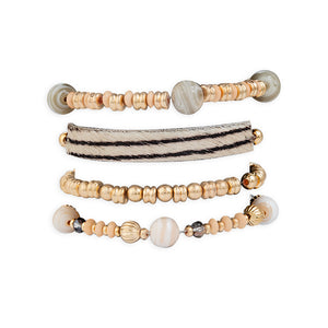 Phaidra Stacked Bracelet - Myra USA