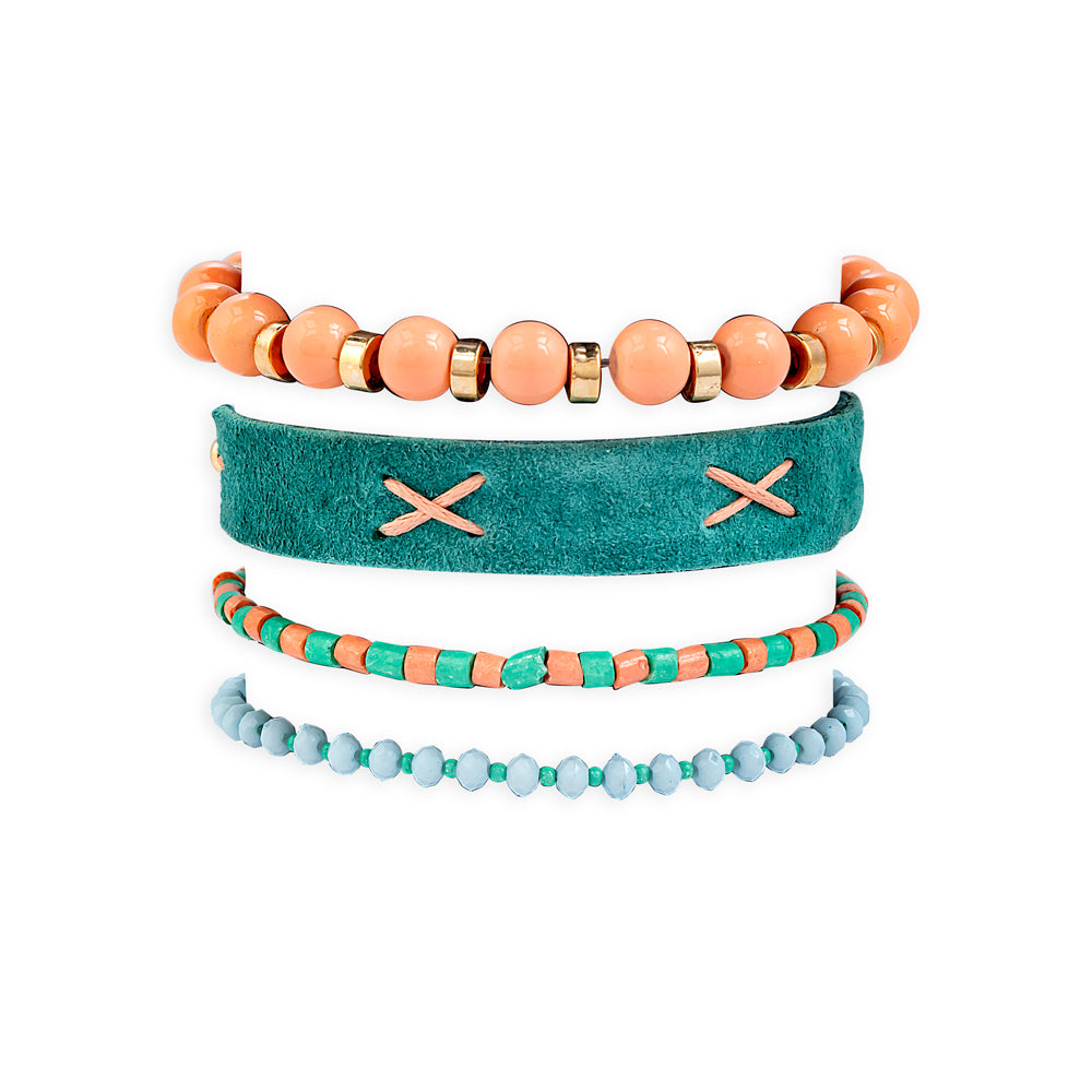 Chloe Stacked Bracelet - Myra USA