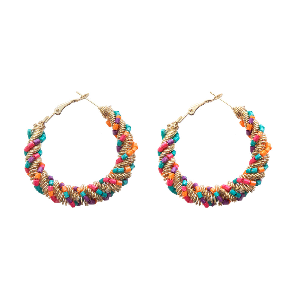 Colorform Bead Earrings - Myra USA