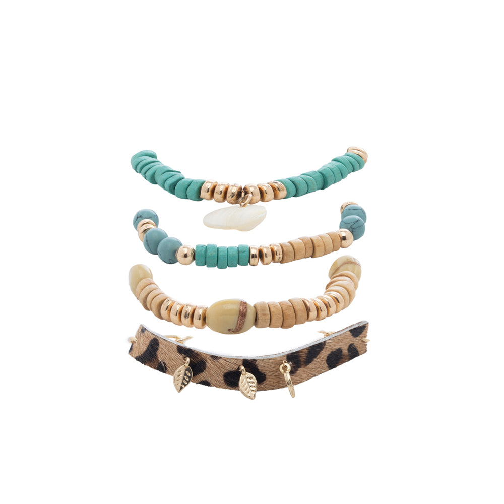 Mariquita Stacked Bracelet - Myra USA