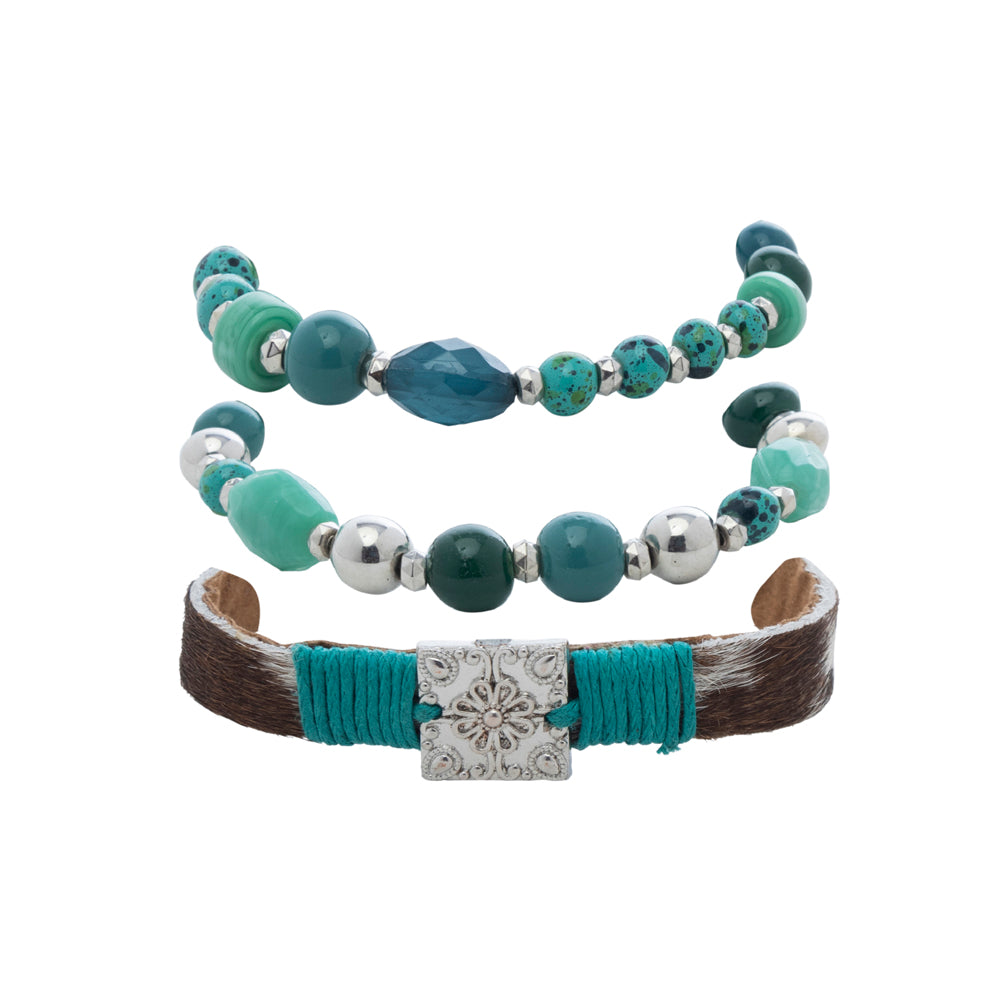 Elandra Stacked Bracelet - Myra USA