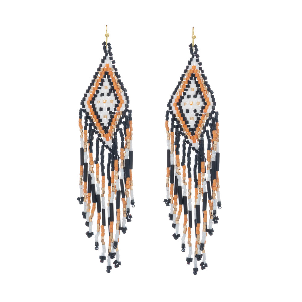 Elena Beaded Earrings - Myra USA