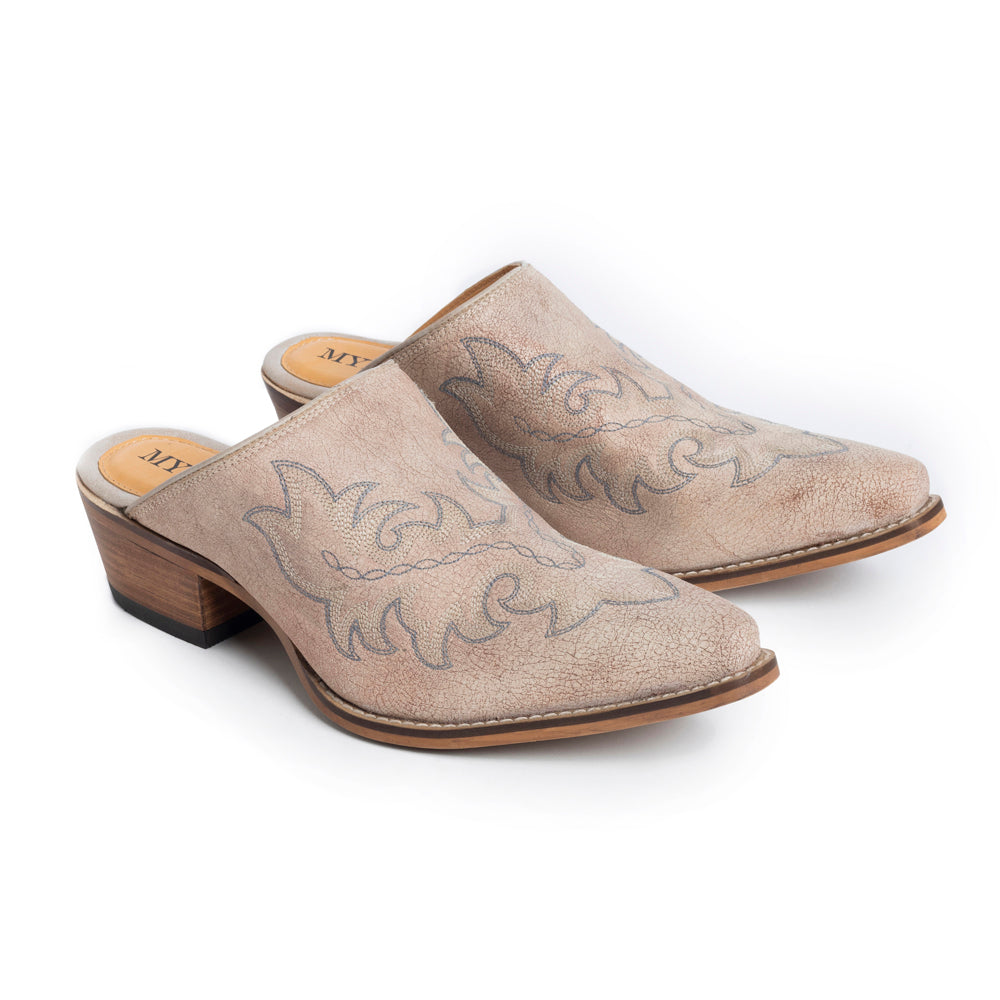 Ximena Ranch Mules in Ivory - Myra USA