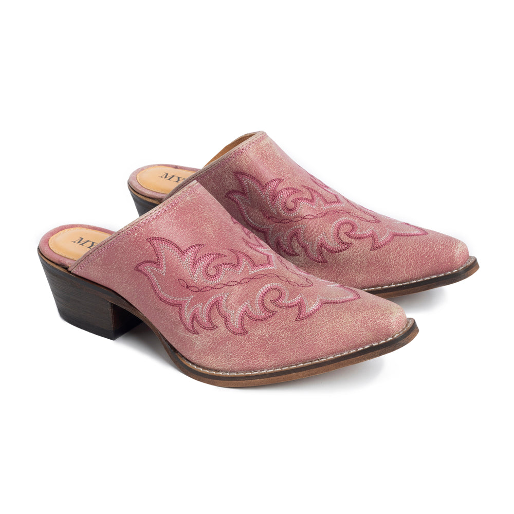 Ximena Ranch Mules in Pink - Myra USA