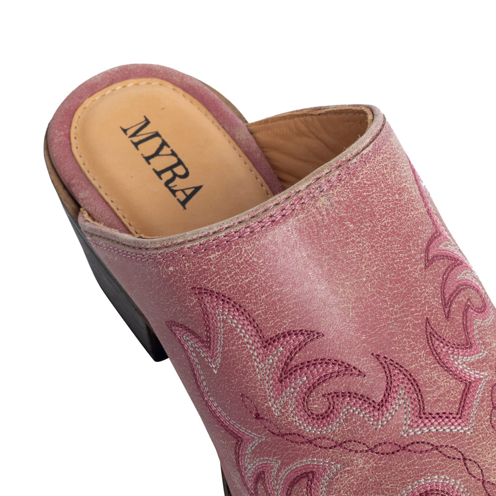 Ximena Ranch Mules in Pink - Myra USA