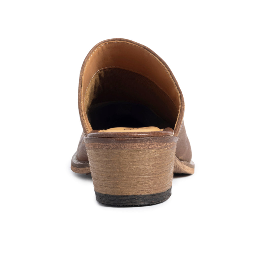 Ximena Ranch Mules in Chocolate Brown - Myra USA