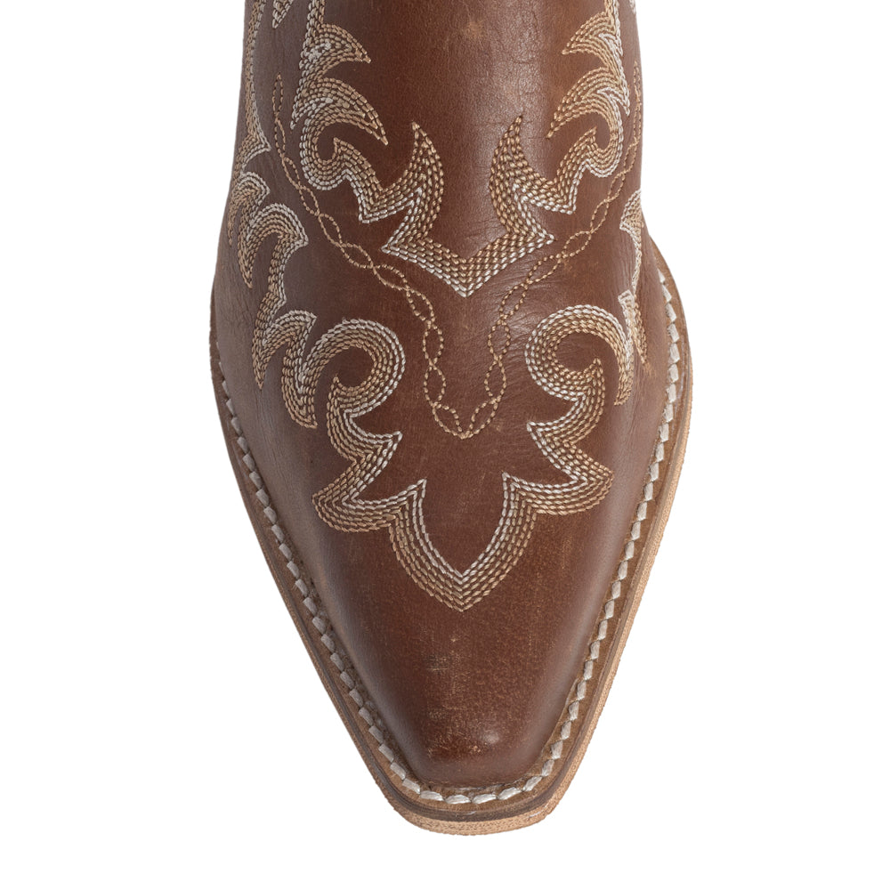 Ximena Ranch Mules in Chocolate Brown - Myra USA