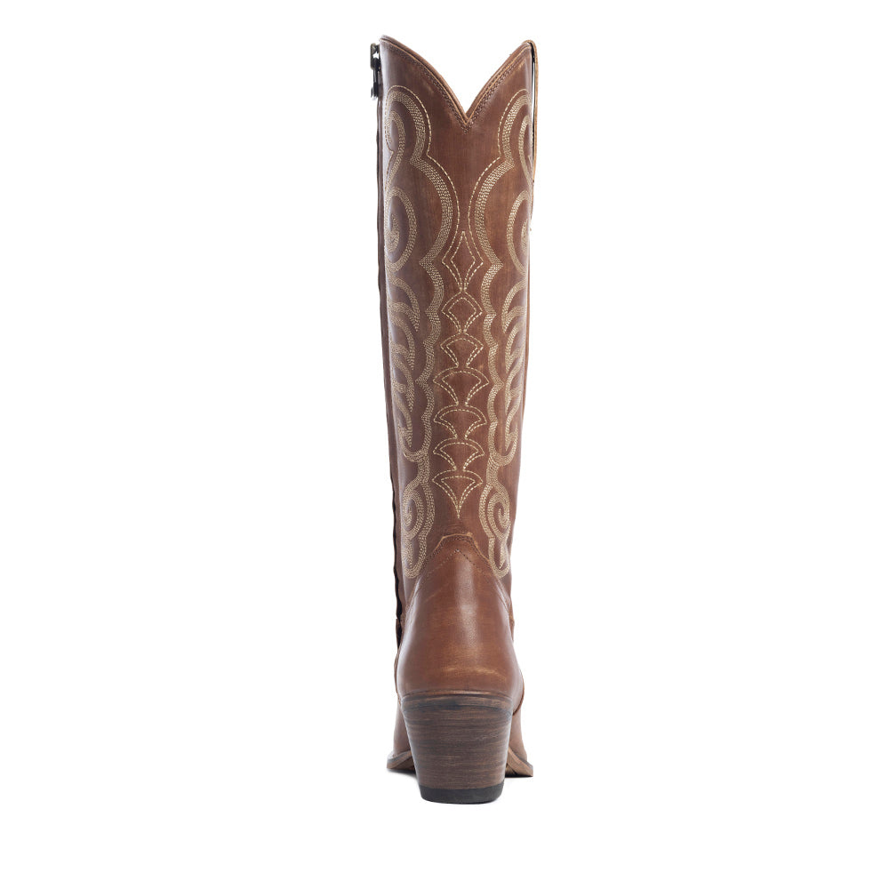 Nalejandra Boots in Chocolate Brown - Myra USA