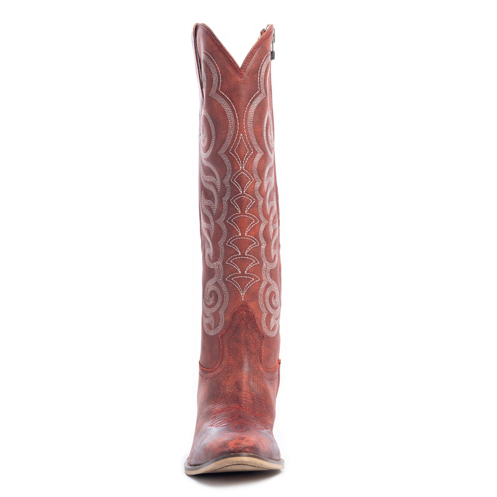 Nalejandra Boots in Cloud Red - Myra USA