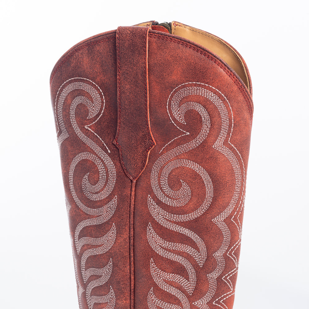 Nalejandra Boots in Cloud Red - Myra USA