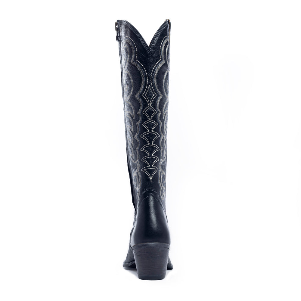 Nalejandra Boots in Ebony - Myra USA
