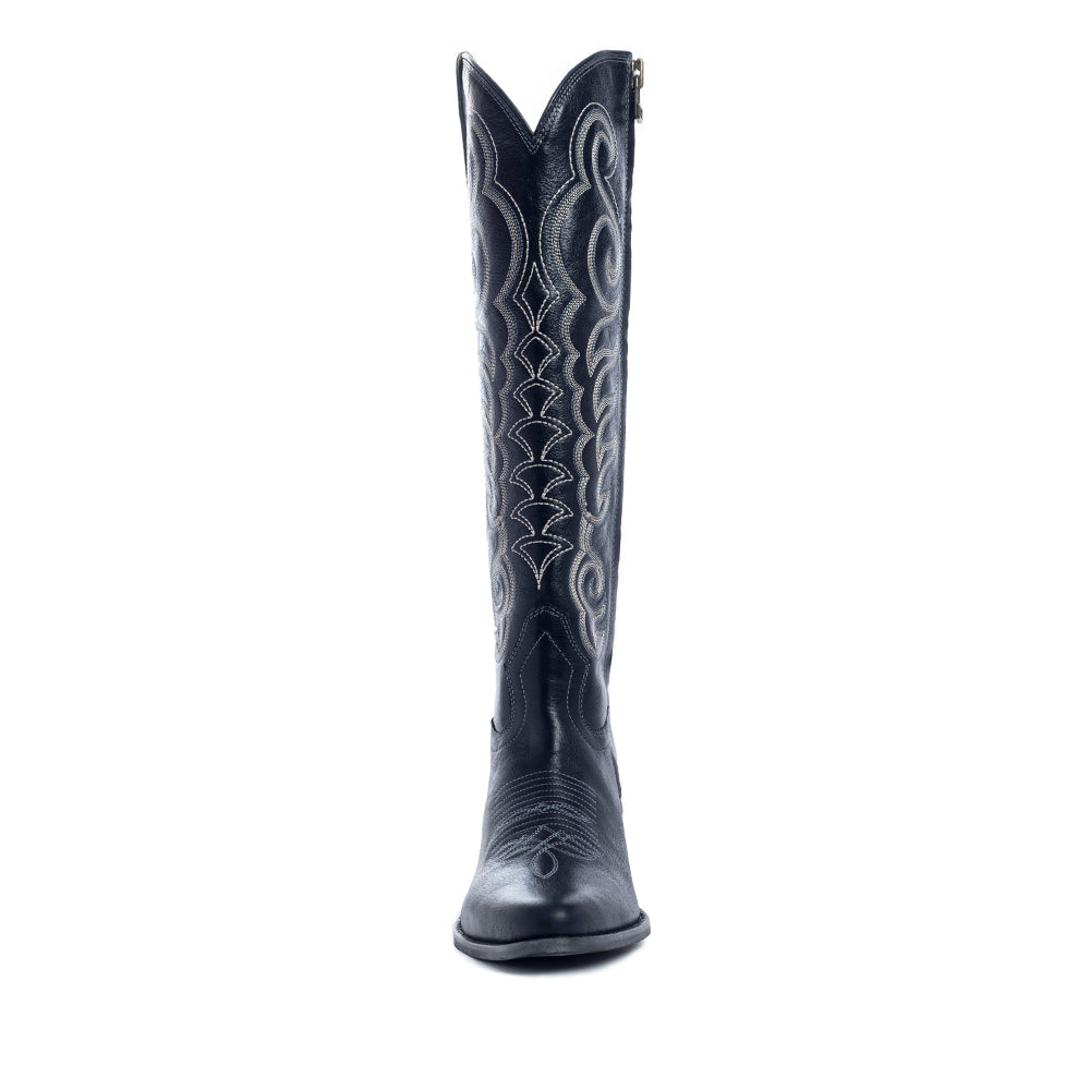 Nalejandra Boots in Ebony - Myra USA