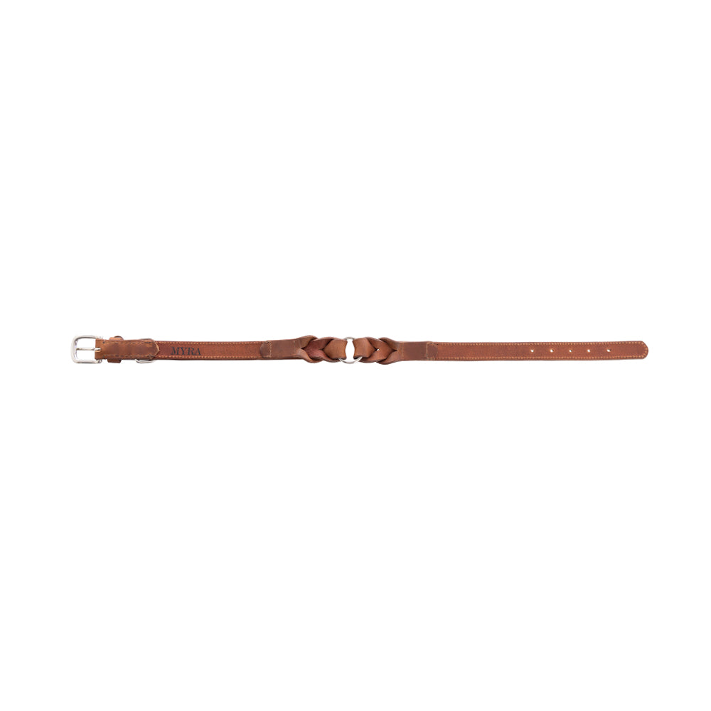 Topside Dog Collar in Chocolate - Myra USA