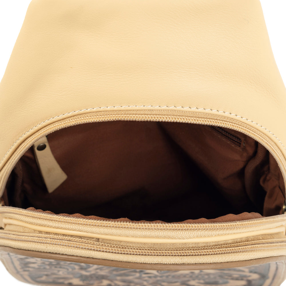 Glorietta Sling Bag In Light Camel - Myra USA