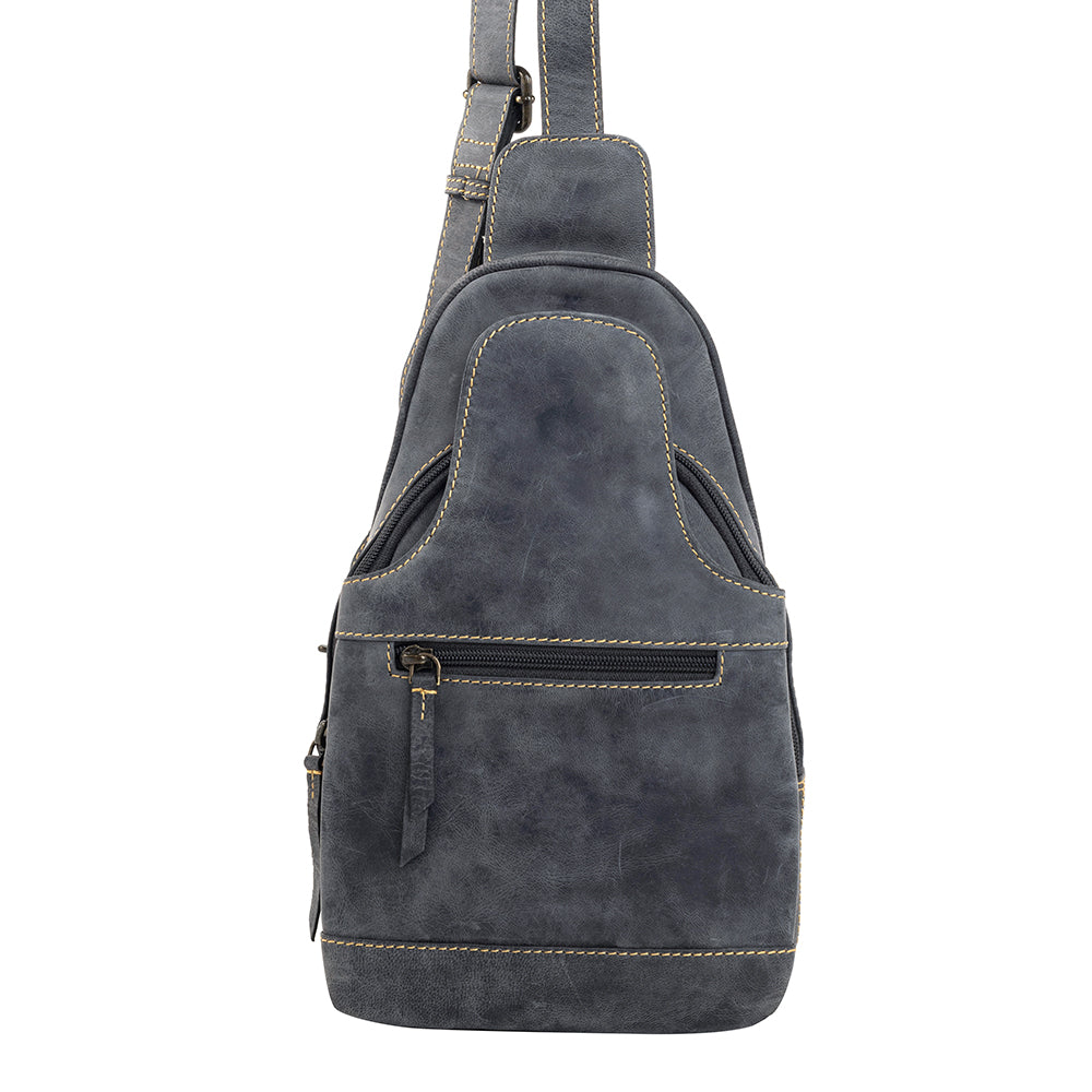 Western Fork Sling Bag In Coal - Myra USA