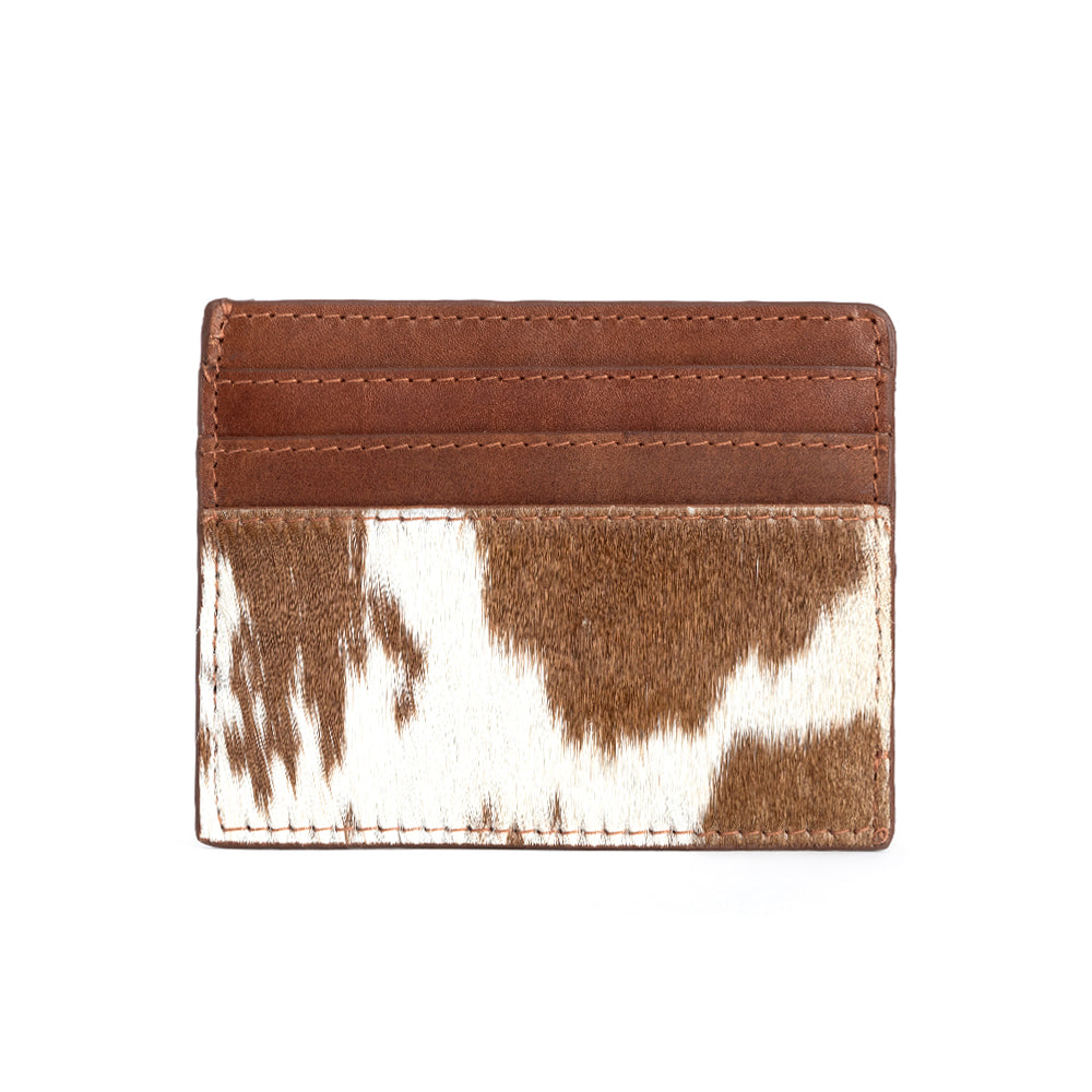 Drysonn Peak Credit Card Holder in Caramel - Myra USA