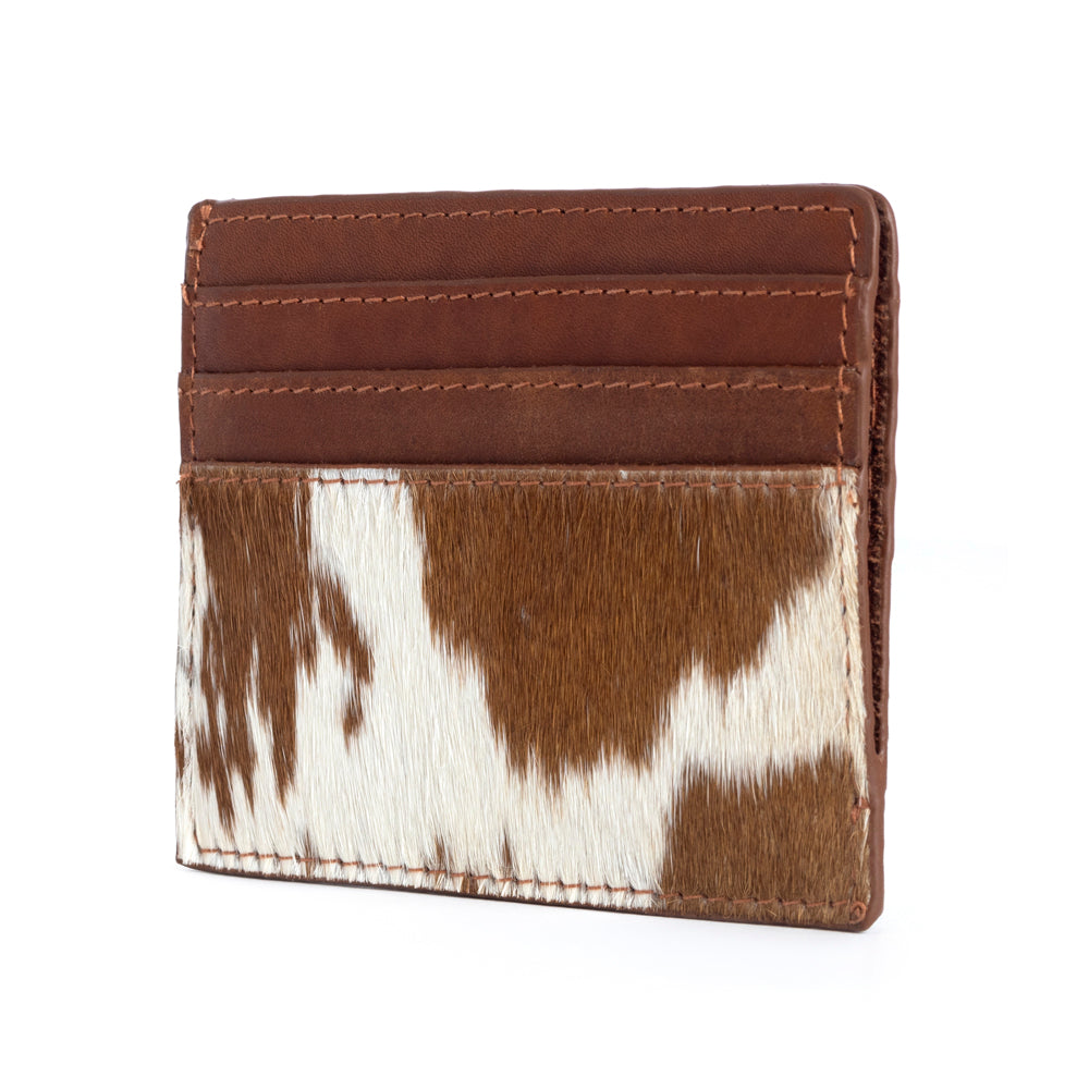 Drysonn Peak Credit Card Holder in Caramel - Myra USA