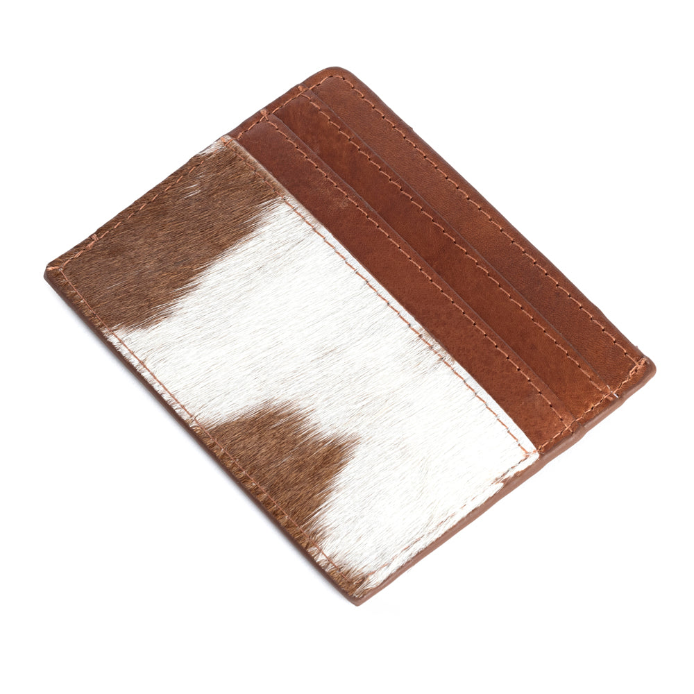 Drysonn Peak Credit Card Holder in Caramel - Myra USA