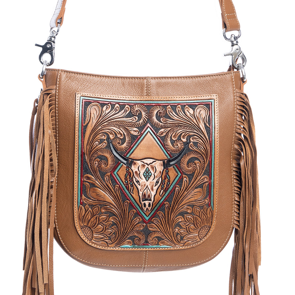 Spring Creek Hand-Tooled Bag - Myra USA