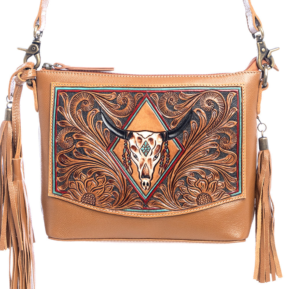 Tonopah Trail Hand-Tooled Bag - Myra USA