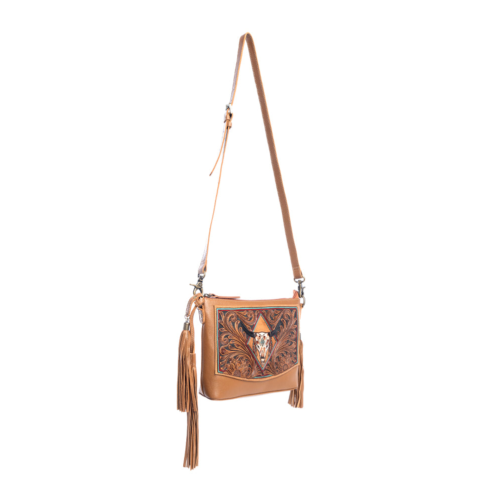 Tonopah Trail Hand-Tooled Bag - Myra USA