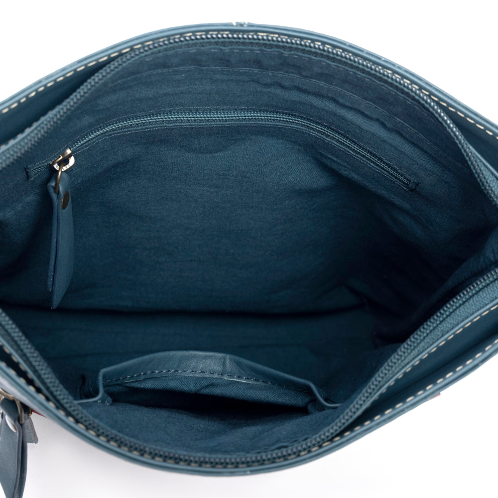 Stella Steer Hand-Tooled Bag - Myra USA