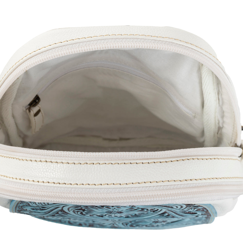 Harmony Ridge Sling Bag In Turquoise - Myra USA