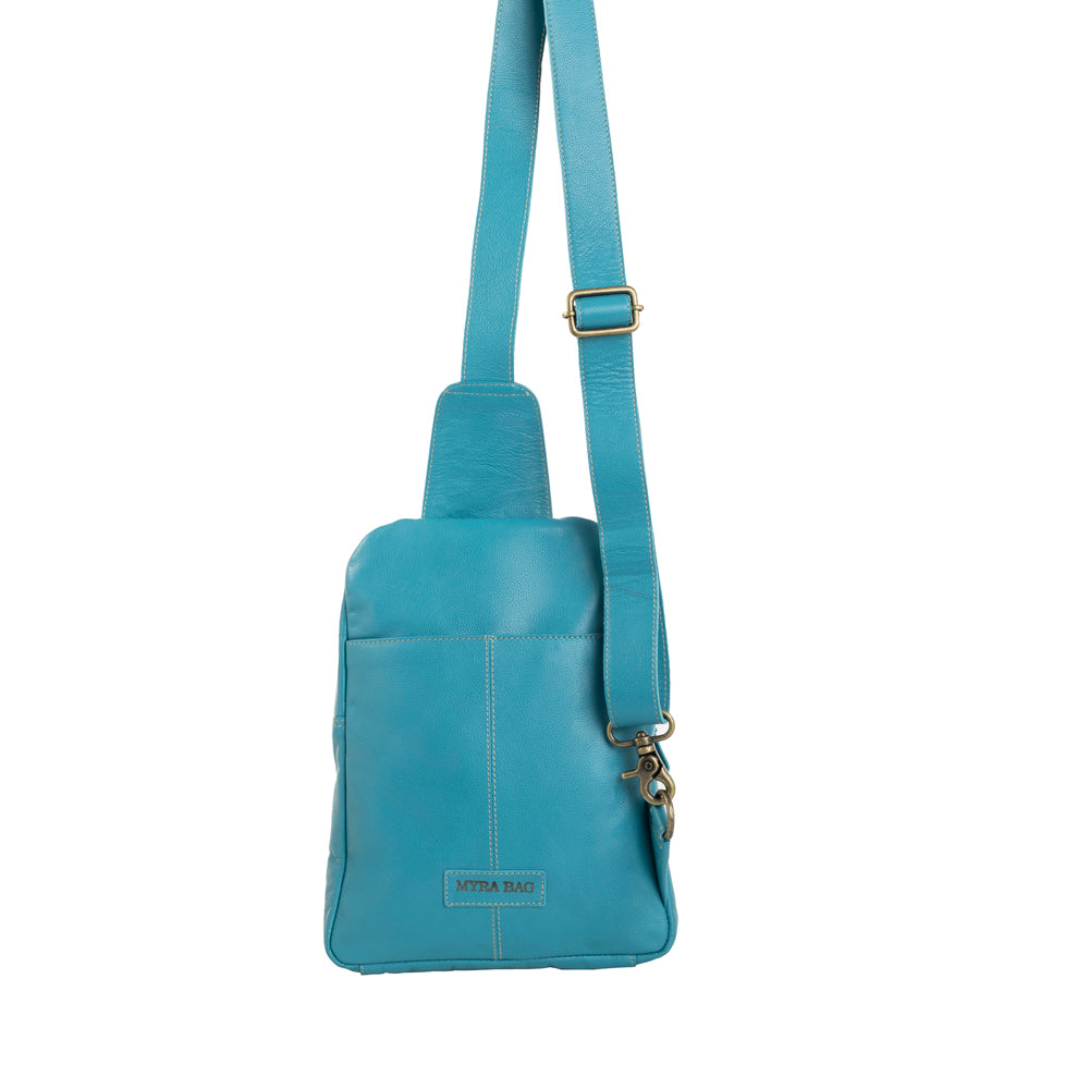 Willow Canyon Sling Bag In River Blue - Myra USA