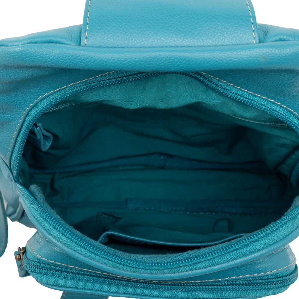 Willow Canyon Sling Bag In River Blue - Myra USA