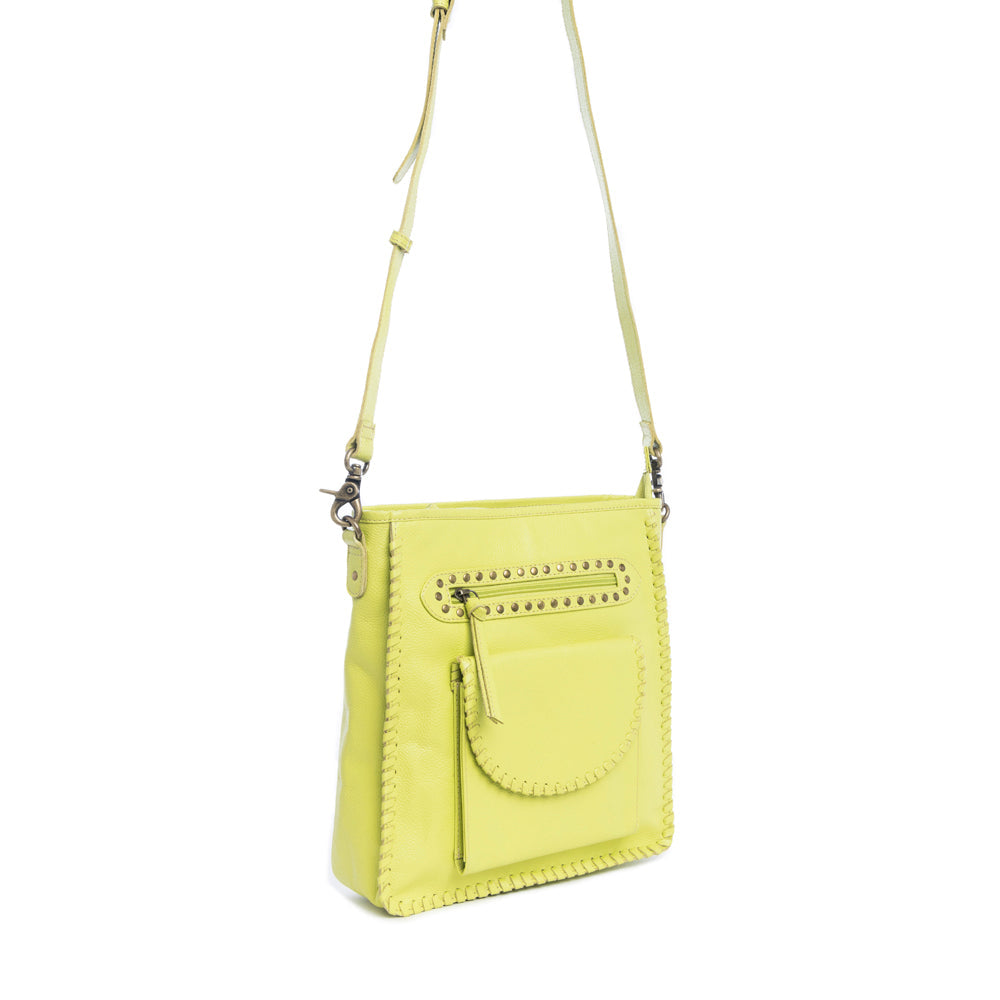 Ninnekah Leather In Willow Lime - Myra USA