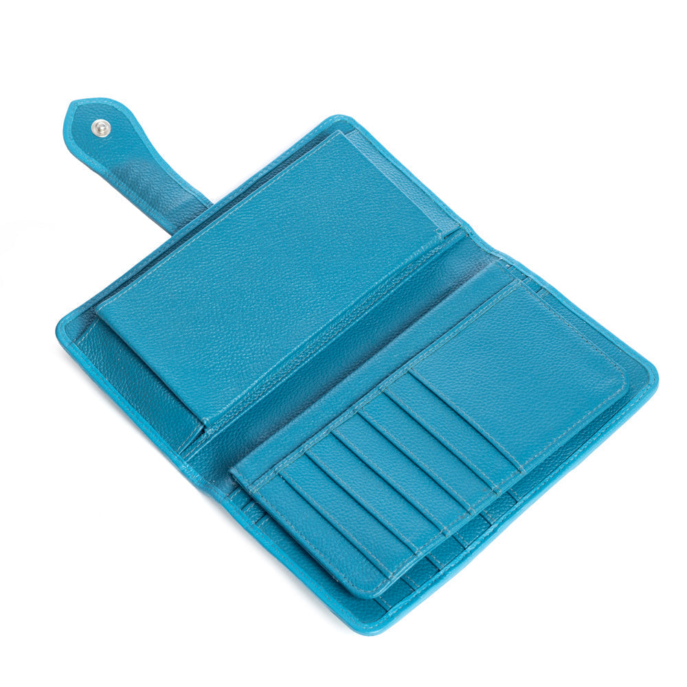 Las Mijitas Wallet in Turquoise - Myra USA