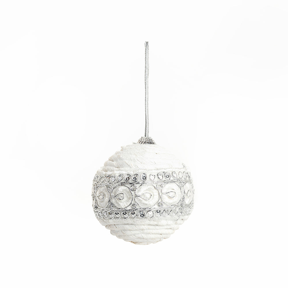 Woven Holiday Dream Ball Ornament - Myra USA