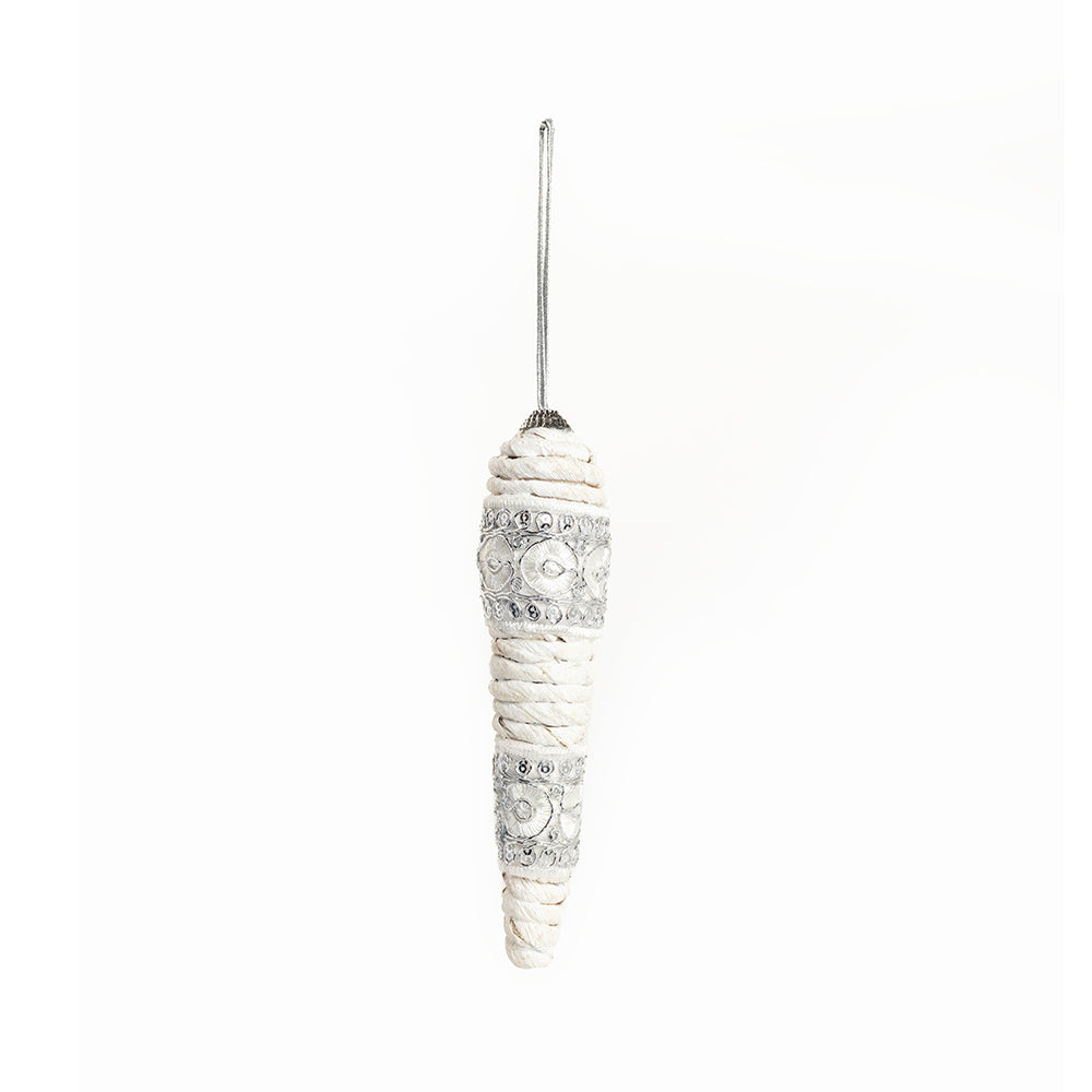 Woven Holiday Dream Icicle Ornament - Myra USA