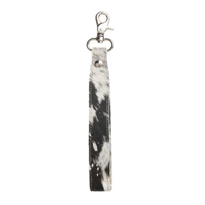 Bullrun Hill Key Fob in Black & White - Myra USA