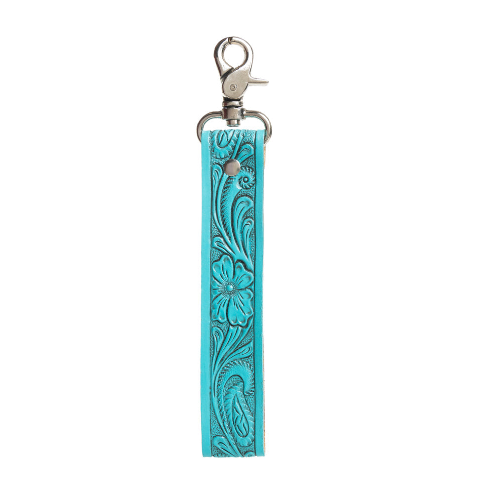 Blooming Meadow Key Fob in Turquoise - Myra USA