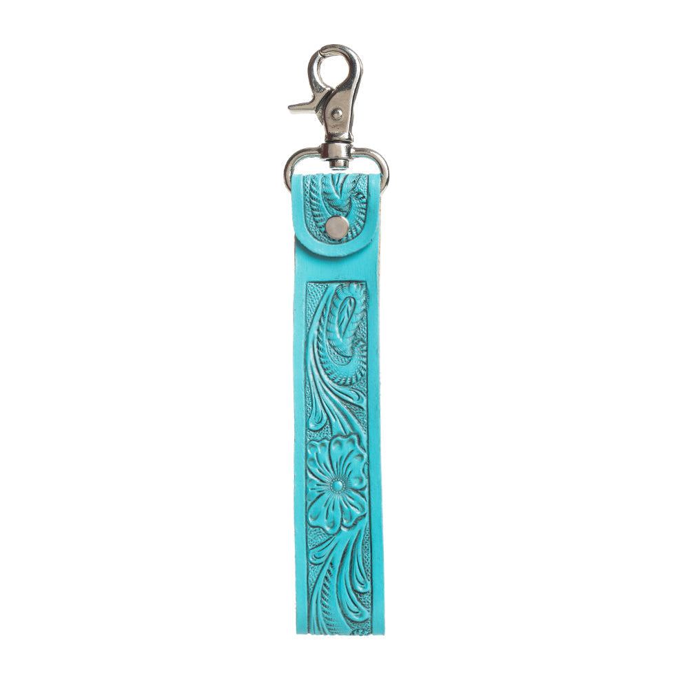 Blooming Meadow Key Fob in Turquoise - Myra USA