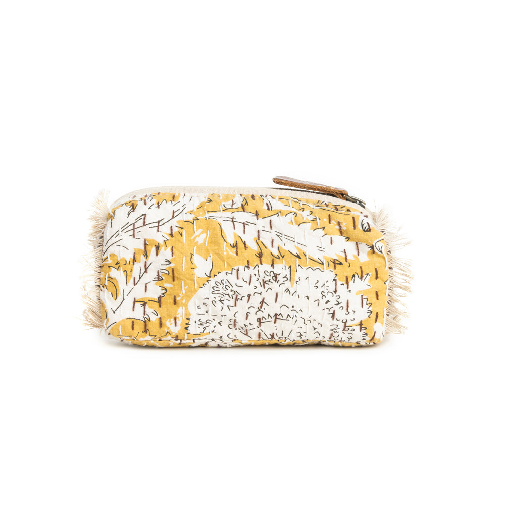 Golden Prairie Leaf Toiletries Bag - Myra USA