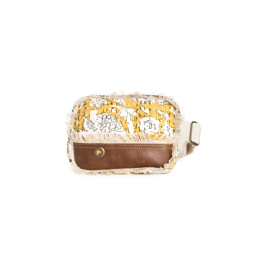 Golden Prairie Leaf Fanny Pack Bag - Myra USA