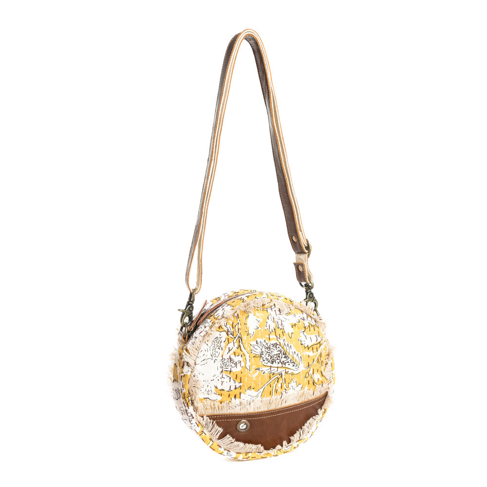 Golden Prairie Leaf Round Bag - Myra USA