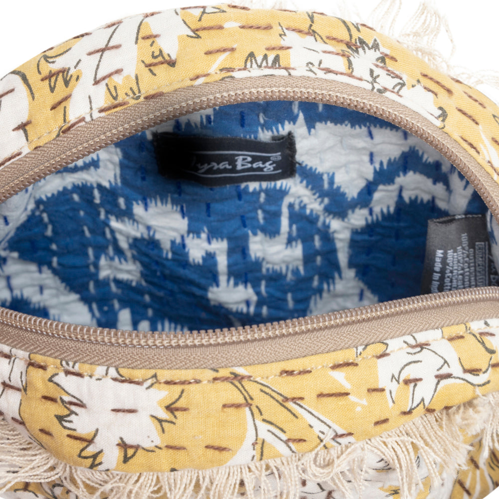 Golden Prairie Leaf Round Bag - Myra USA
