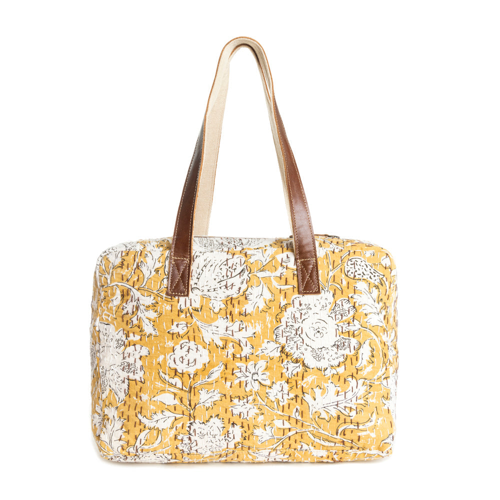 Golden Prairie Leaf Traveller Bag - Myra USA