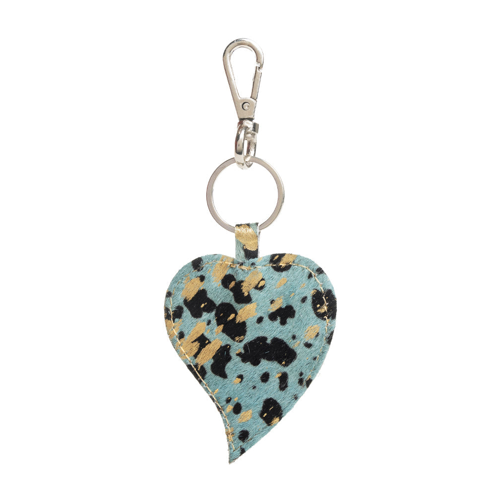 Heart's Love Key Fob in Turquoise - Myra USA